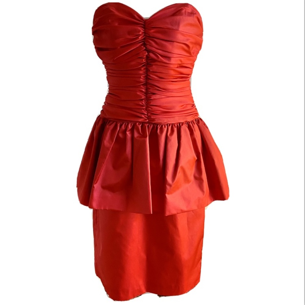 Antonia Collection Sz 8 Vintage Red Prom Dress